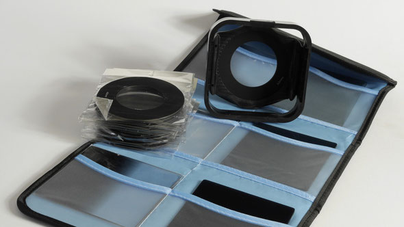 A "cokin" set of ND filters and mount