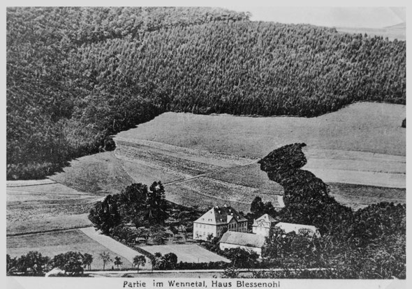 Das Gut Blessenohl um 1920