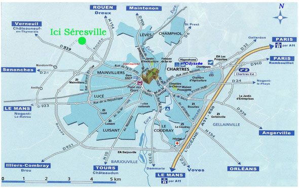 Entre les routes de Dreux et de Châteauneuf-en-Thymerais