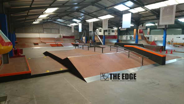 THE EDGE Skatepark Design & construction - Skatepark Le Hangar Nante