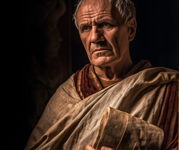 A Roman magistrate. Source: https://pixabay.com/photos/italy-rome-court-cicero-statue-2510287/