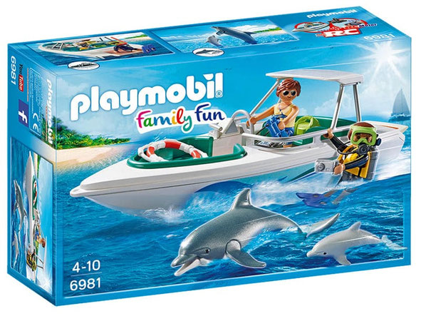Bei der Bestellung im Onlineshop der-Wegweiser erhalten Sie das Playmobil Paket 6981 "Tauchausflug mit Sportboot".