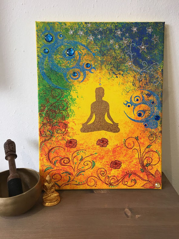 Verbunden mit allem was ist, Bildgröße 30x40 cm