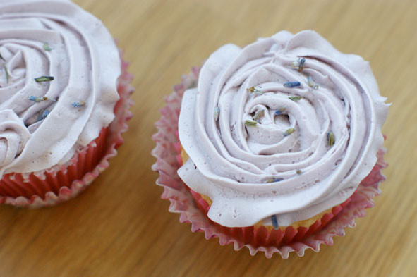 Lavendel-Cupcakes