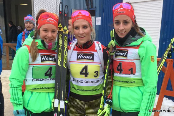 Sophia Schneider, Anna Weidel und Vanessa Voigt