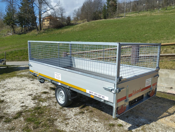 Transportanhänger 300x150 cm / 1350 kg Mieten