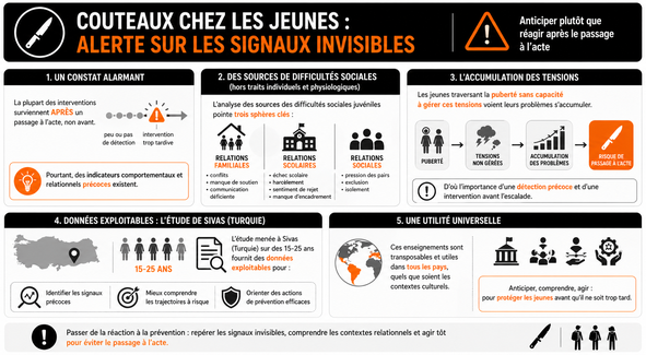 Alerte sur les indicateurs comportementaux invisibles des jeunes