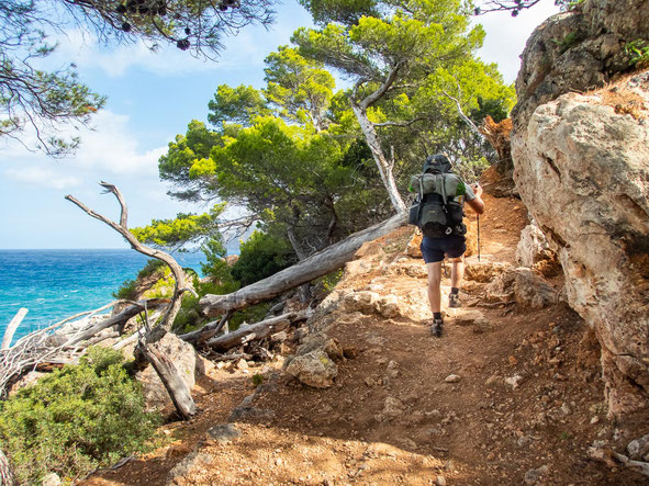 Mehrtagestrekking auf dem GR221 auf Mallorca - Etappe 8 und 9 der Wanderung von Deià nach Sóller