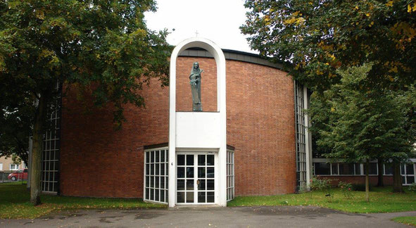 Gottfried Böhm, St. Theresia, Köln -Buchheim. Foto : (c) Monika Schmelzer