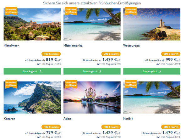 Tui Mein Schiff Frühbucher Angebot Bis Zu 300 Rabatt