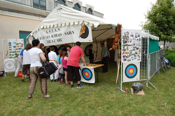Le stand ASFAS Tir à l'arc