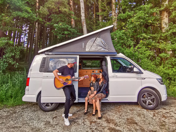 Camper T7 mit Aufstelldach
