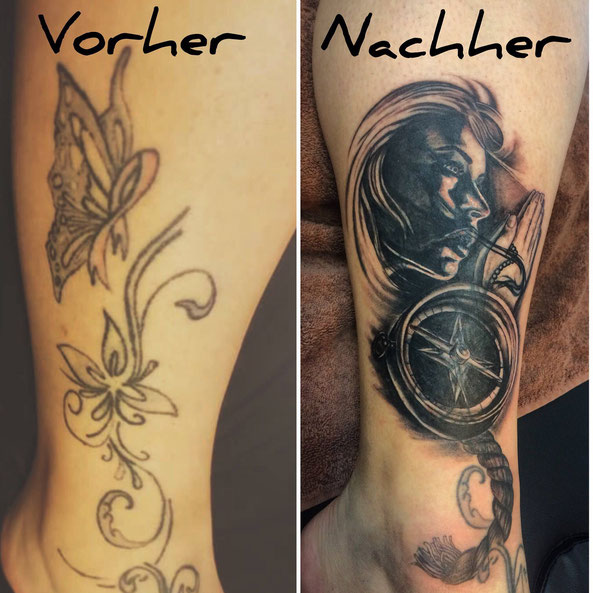 Cover up in Arbeit