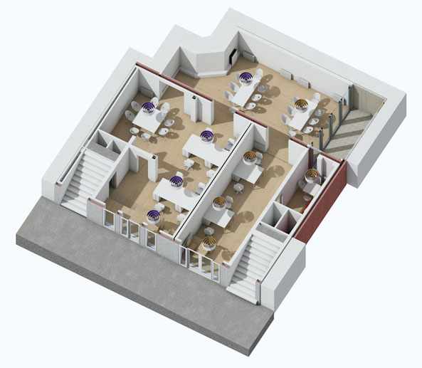 Plattegrond in perspectief