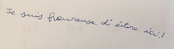 Témoignage d'une élève