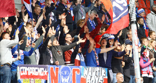 Kieler Fanblock in Ingolstadt - Foto: pin