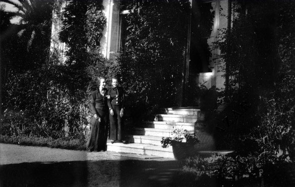 Cannes, France : 1930s - Norina's sister Ghita with Nonny Gayley