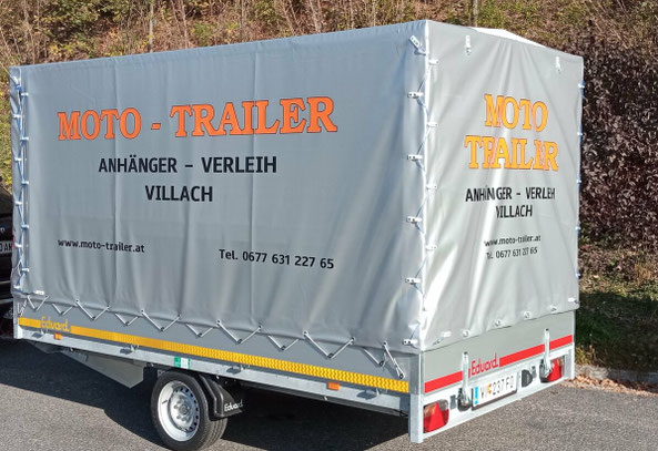 Planenanhänger mieten 1800 kg