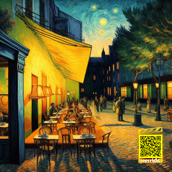 "Terrasse am Abend"  ART Öl (noch 138von250) Sonderpreis: 20x20cm 17,90 € auf wertvollen Kartonagen. 