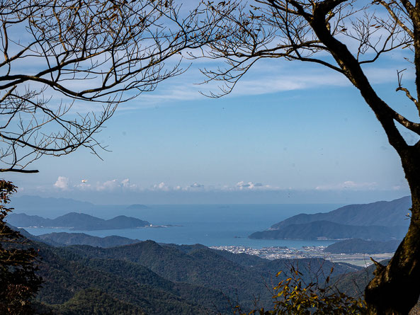 View of the seaport of Obama overlooking Wakasa Bay