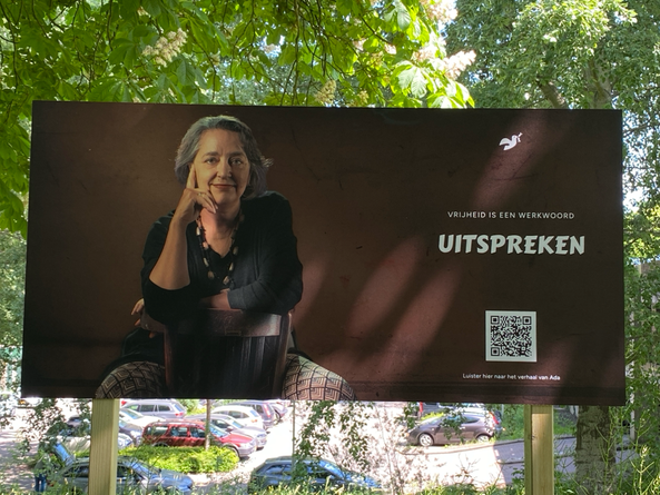 Wij zijn trots dat Ada heeft gekozen voor “A Song about Peace” om haar gevoelens over de Kracht van Vrede te ondersteunen. 