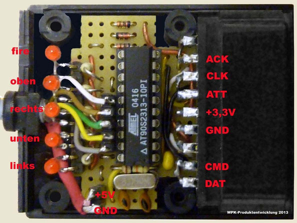 PS2-Interface im Gehäuse