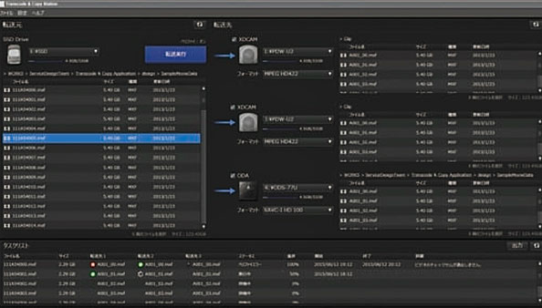 ティーファブプロジェクト　XDCAM XAVC MPEGHD422 MXF CM搬入 プロフェッショナルディスク　トランスコード　コピー　ダビング　ODA　オプティカル　ディスク　アーカイブ