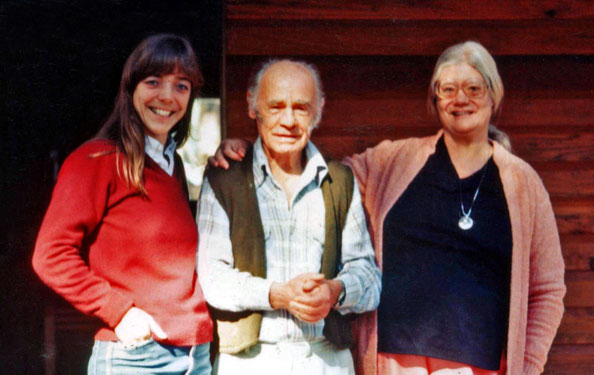 Avatars Abode Anniversary. 1981 : Filis with Francis Brabazon & Ursula Reinhart