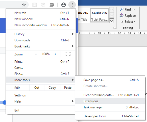 Chrome Extension Surveytester