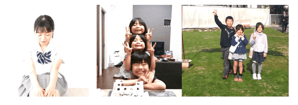 元気なころの子どもの写真。