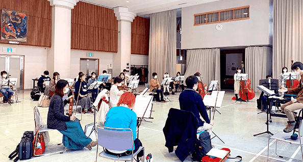 練習の様子　プレイヤーズパーティー・オーケストラ｜北海道ゲーム音楽演奏管弦楽団