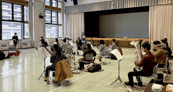練習の様子　プレイヤーズパーティー・オーケストラ｜北海道ゲーム音楽演奏管弦楽団