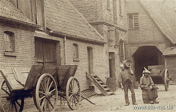 Brauhaus Frönd an der Warendorfer Straße um 1900