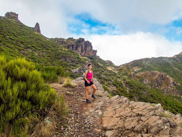 Madeira - die schönsten Wandertouren auf der Blumeninsel (hier: Gipfeltour auf den Pico Grande)