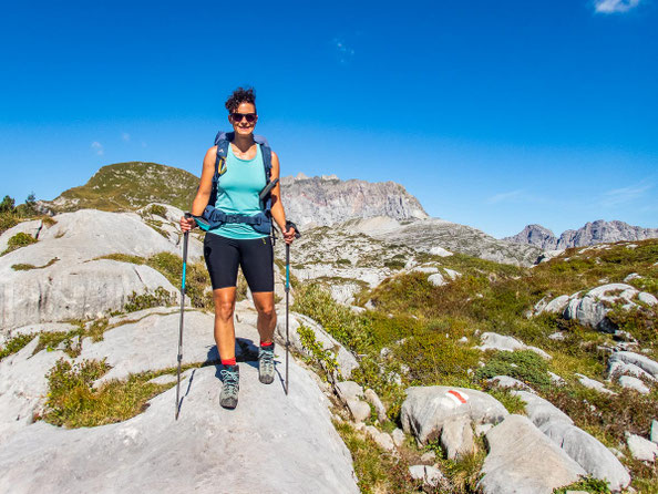 Baselayer Funktionsunterwäsche auf mehrtägiger Trekkingtour bei Hitze