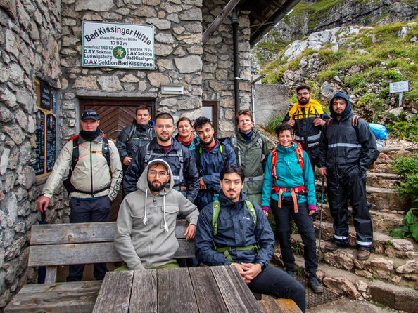 Integrationsprojekt Wanderglück auf dem Gräner Höhenweg zum Füssener Jöchel und weiter hinab zum Haldensee.