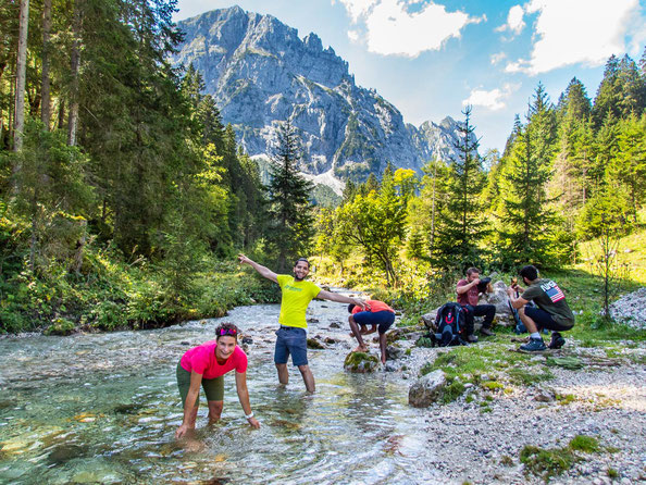Integrationsprojekt "Wanderglück" - multikulturell wandern wir in den Allgäuer Alpen.