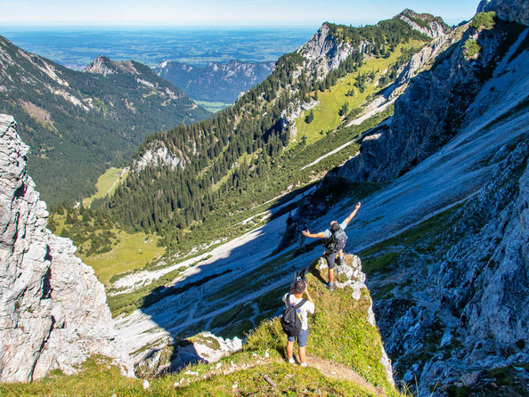 Integrationsprojekt "Wanderglück" - multikulturell wandern wir in den Allgäuer Alpen.