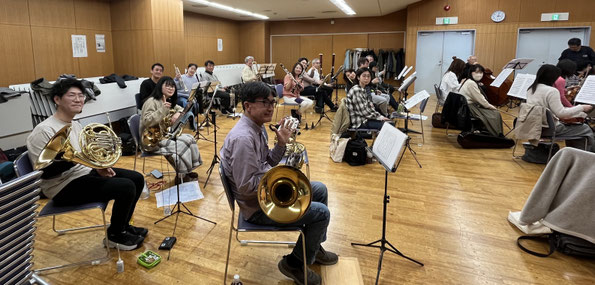 管楽器の皆さん
