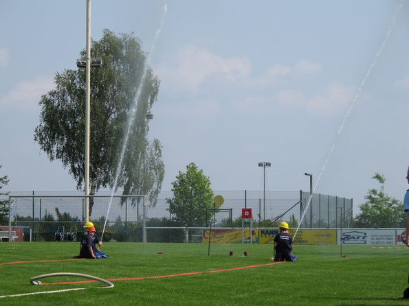 Feuerwehrwettkampf in Trebendorf