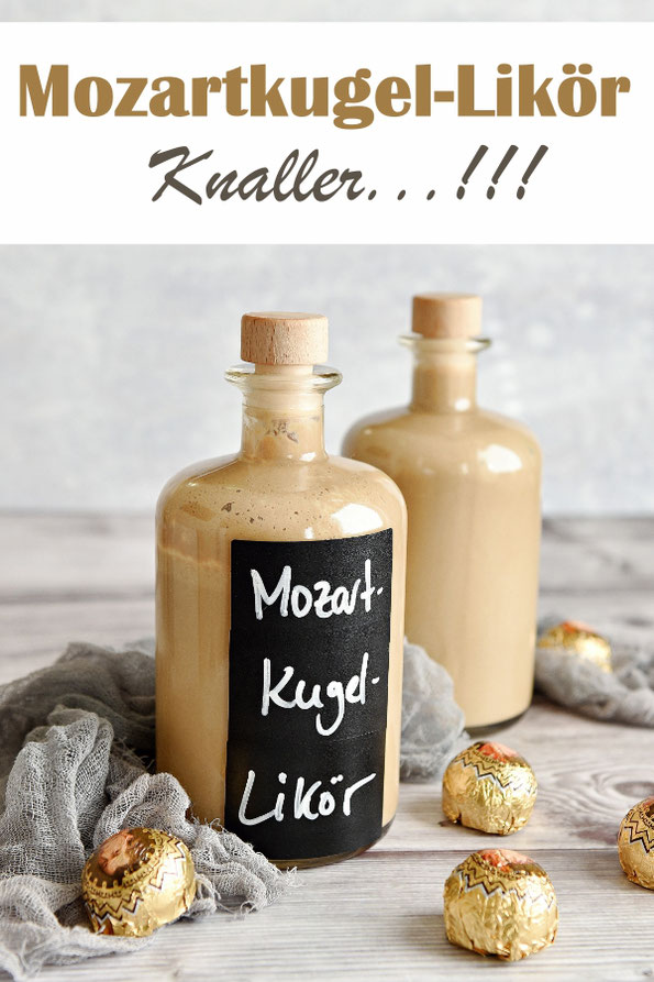 Mozartkugel Likör selbst gemacht, ein Hauch von Pistazie mit dem Geschmack von Nougat und Marzipan, Geschenk aus der Küche, Thermomix, Knaller, einfach lecker 