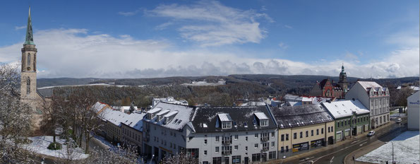 Falkenstein nach winterlichem April Gewitter