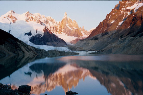 Sonnenaufgang am Cerro Torre 3102 m (NP Los Glaciares)