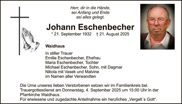 Der neue Tag vom 01.09.2025