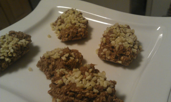 schoko-koks-erdnuss proteinriegel