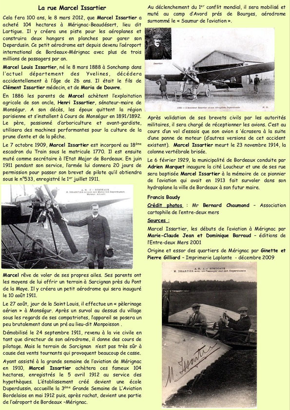 Marcel Issartier, Francis Baudy