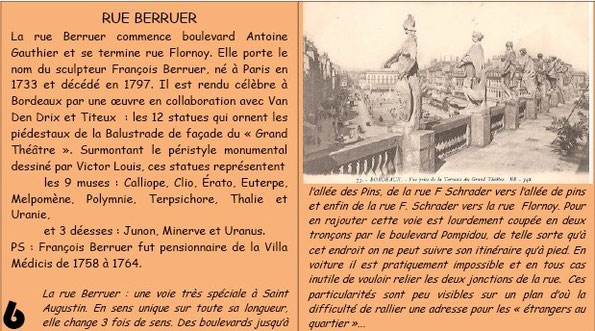 Rue Berruer à Bordeaux