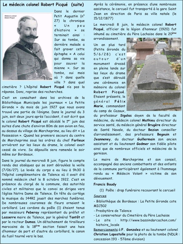 Le médecin colonel Robert Picqué (2)