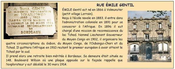Rue Emile Gentil Bordeaux