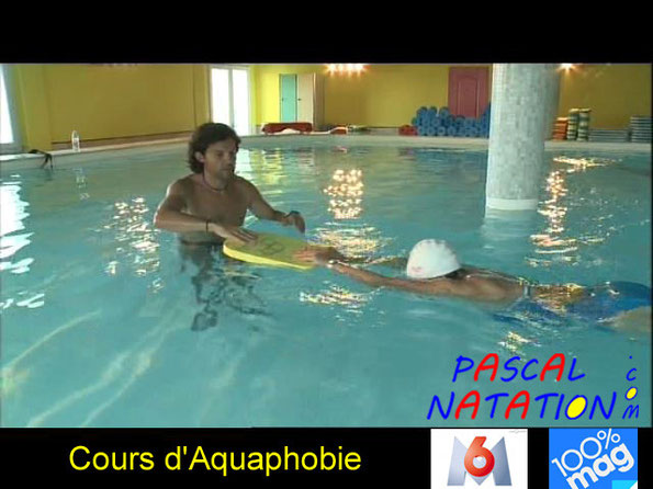 00%Mag sur M6 sur les cours d'aquaphobie avec Pascal Natation à La Ciotat